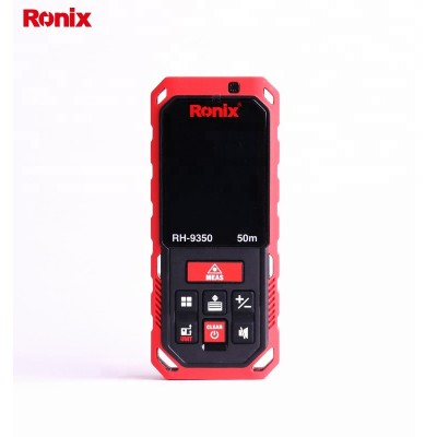 Ronix Laser Distance Meter 50m Mini Range Finder Digital Meter Distance Measuring Tool Model 9350